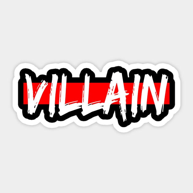 villain Sticker by Gsweathers